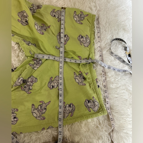 Disney Thumper Women's Pajama Pants Size L Green White gray pink blue - Picture 9 of 12